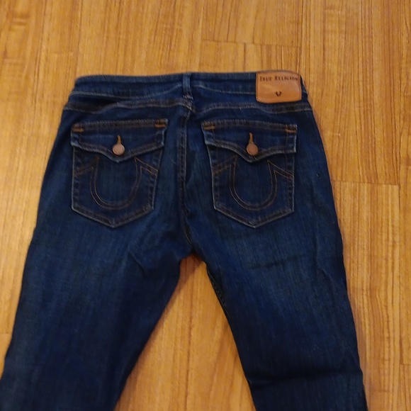 Womens size 27 True Religion mid flare jeans - Picture 5 of 9